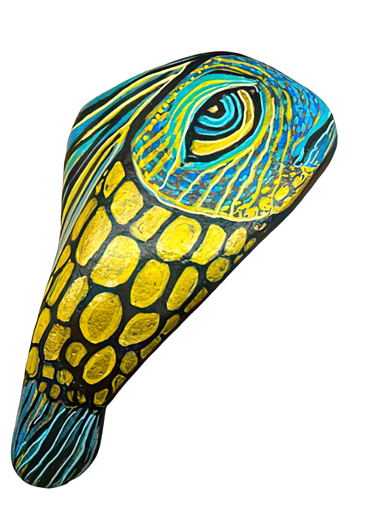 Colorful Fish Stone