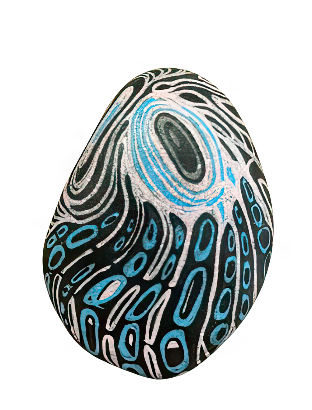 Blue Animal Art Stone