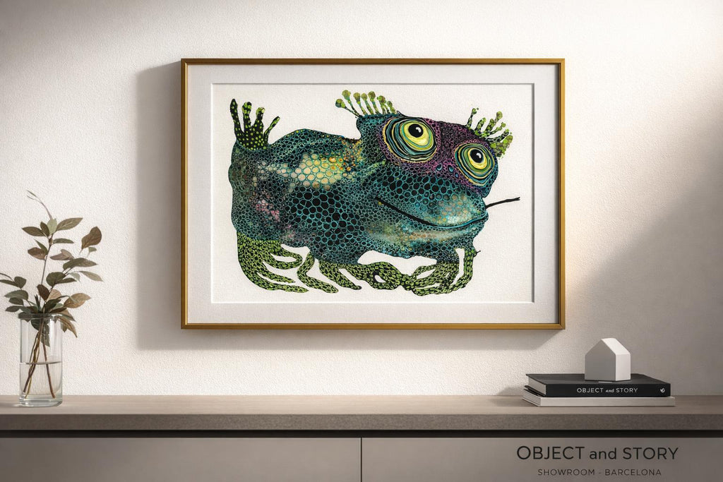 Alien Bloom Art Painting