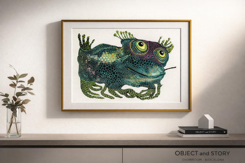 Alien Bloom Art Painting