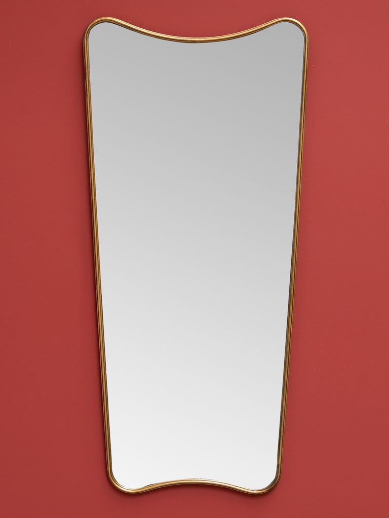 Squizzy Mirror with golden edge