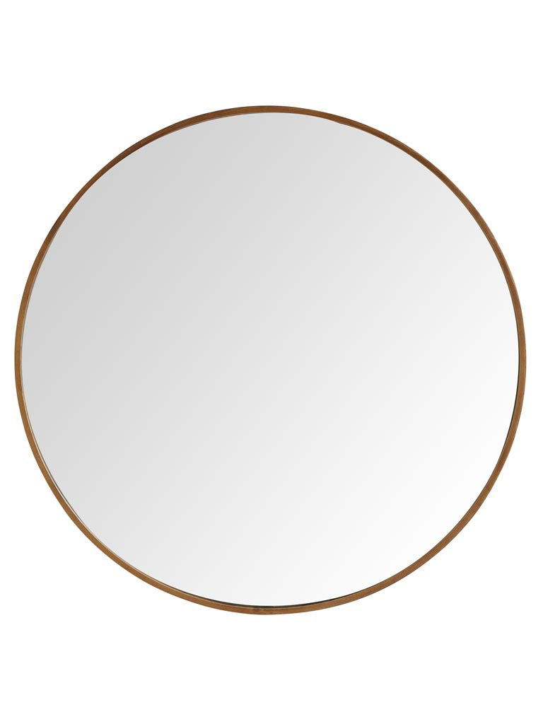 Large copper mirror