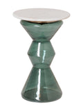 Side table smoked blue green Gaya