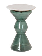 Side table smoked blue green Gaya