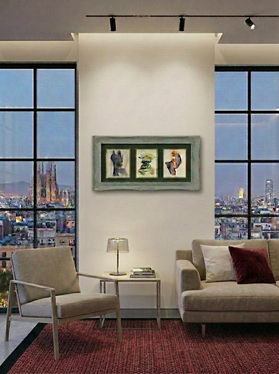 Veil Of Faces Art Painting