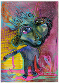 Falling Through Color Art Painting