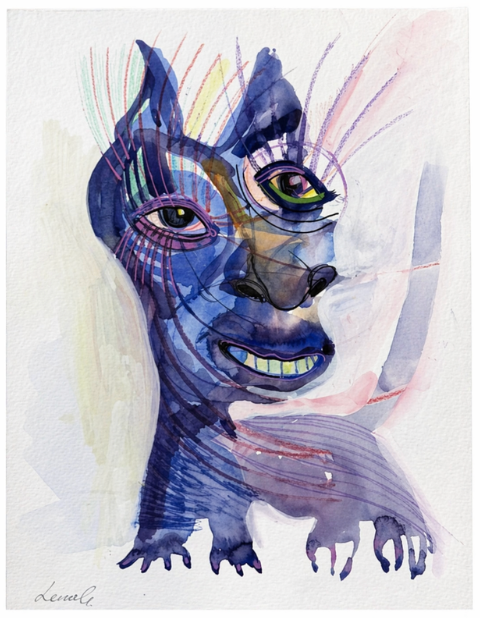 Veil Of Faces Art Painting